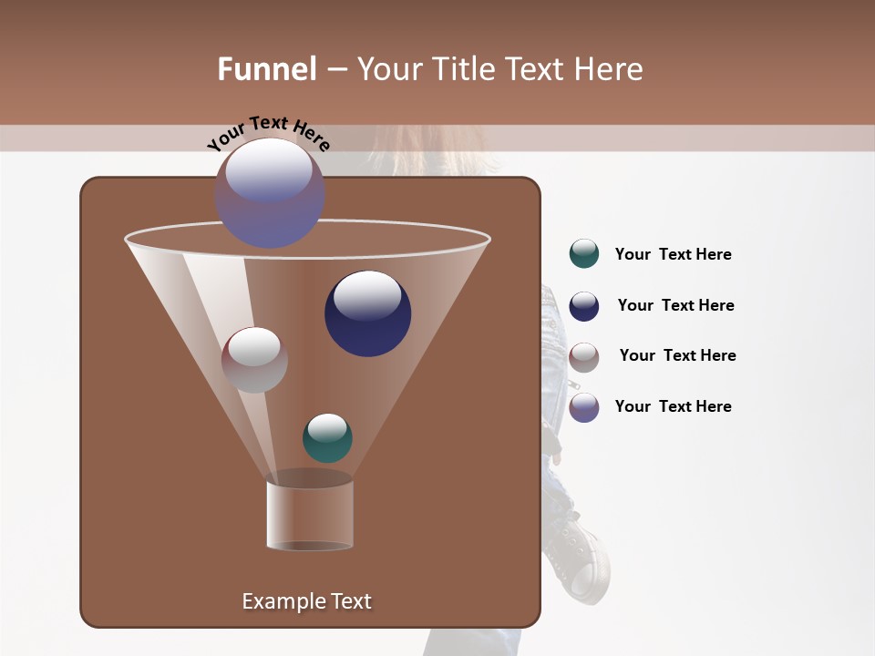 Stretching Vertical Balance PowerPoint Template
