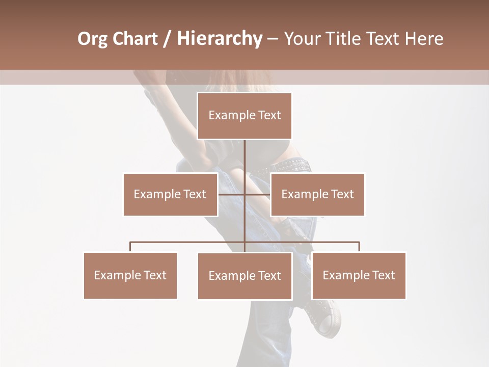 Stretching Vertical Balance PowerPoint Template