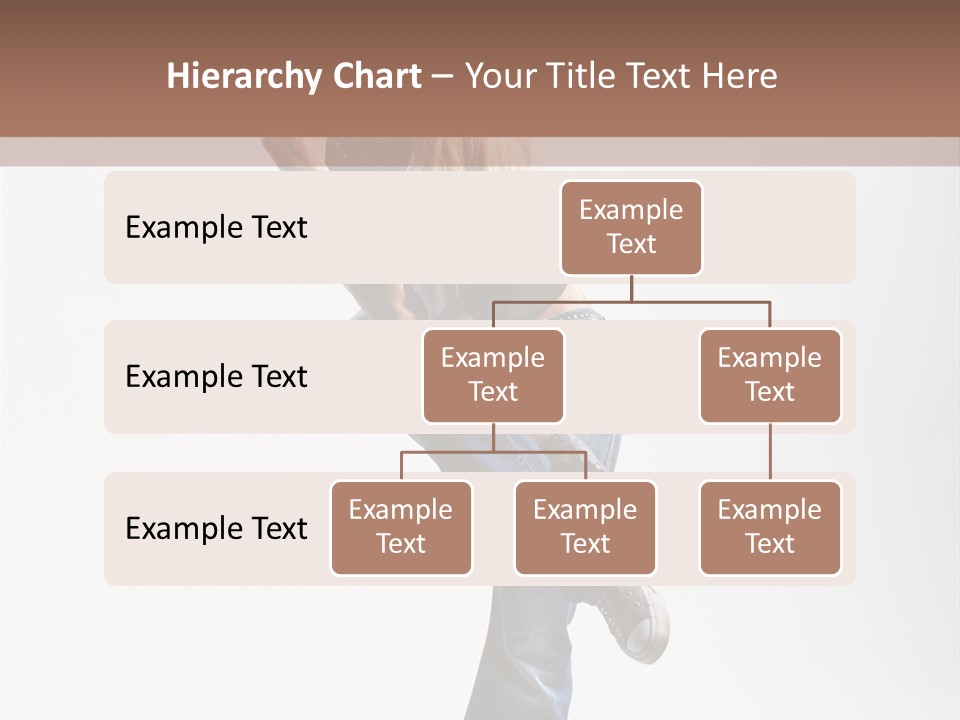Stretching Vertical Balance PowerPoint Template