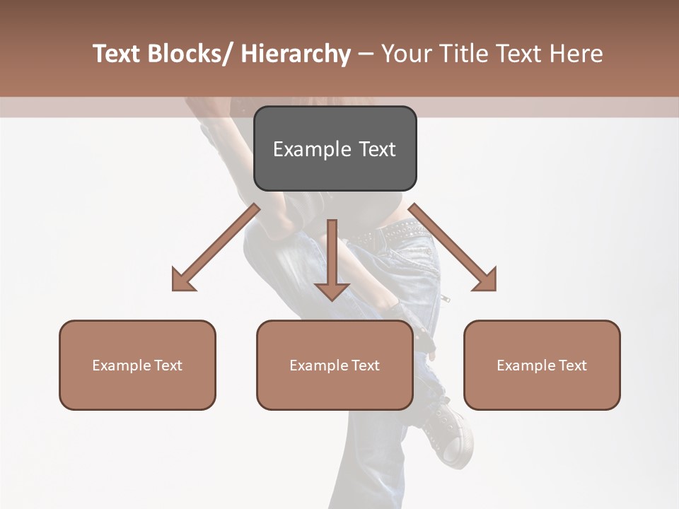 Stretching Vertical Balance PowerPoint Template