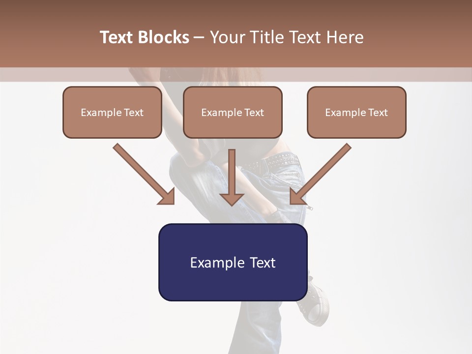 Stretching Vertical Balance PowerPoint Template