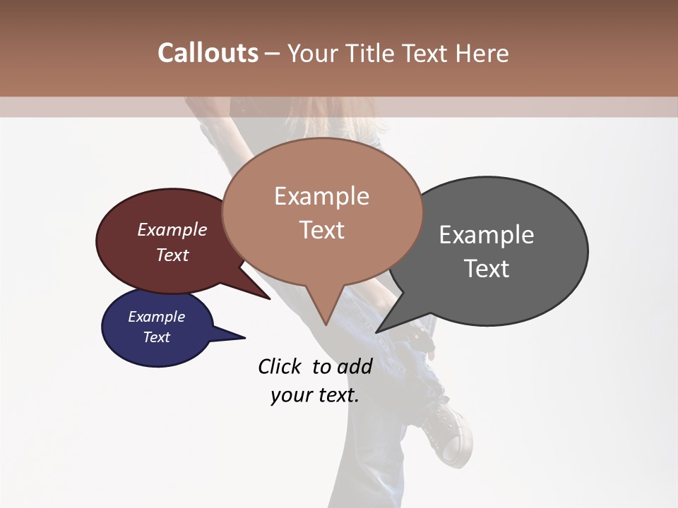 Stretching Vertical Balance PowerPoint Template