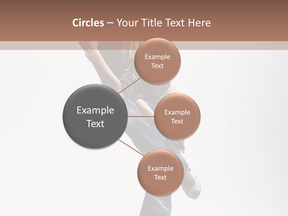 Stretching Vertical Balance PowerPoint Template