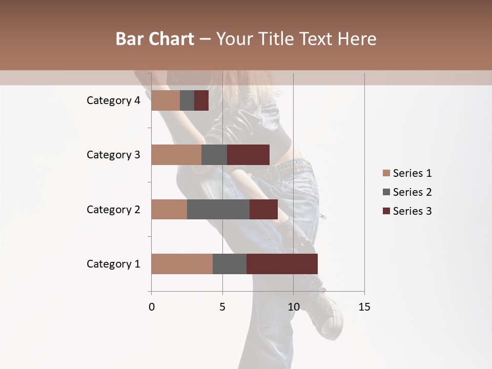 Stretching Vertical Balance PowerPoint Template
