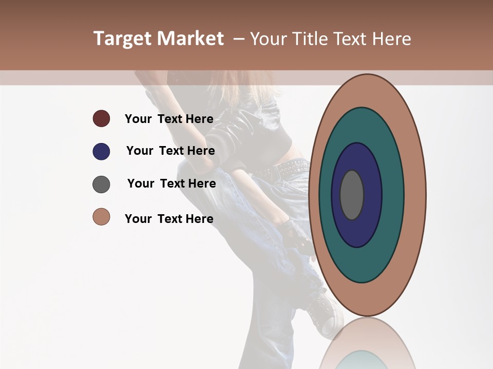 Stretching Vertical Balance PowerPoint Template