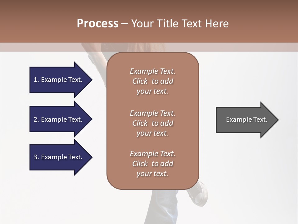 Stretching Vertical Balance PowerPoint Template