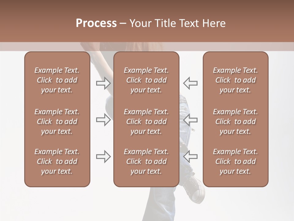 Stretching Vertical Balance PowerPoint Template