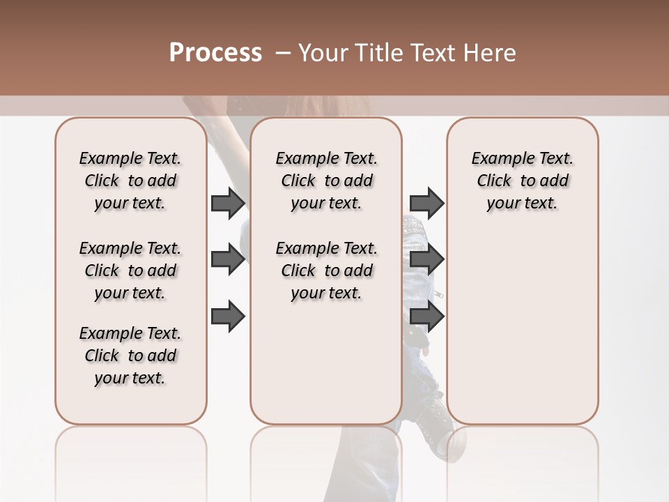 Stretching Vertical Balance PowerPoint Template
