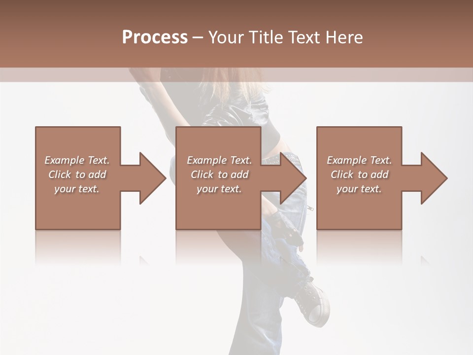 Stretching Vertical Balance PowerPoint Template