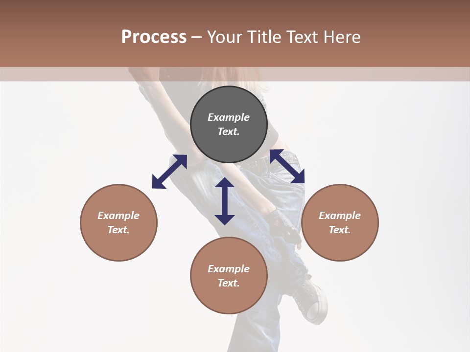Stretching Vertical Balance PowerPoint Template