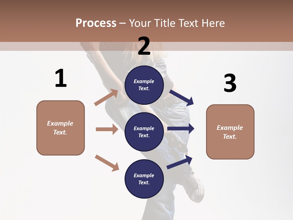 Stretching Vertical Balance PowerPoint Template