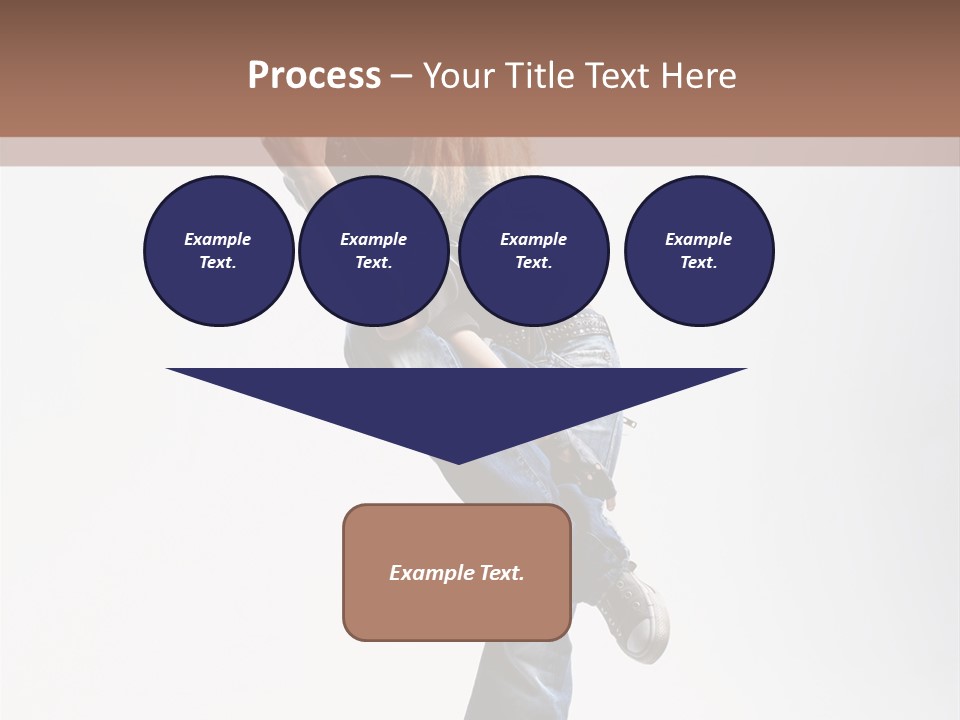 Stretching Vertical Balance PowerPoint Template