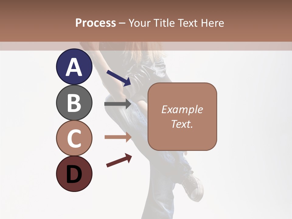 Stretching Vertical Balance PowerPoint Template