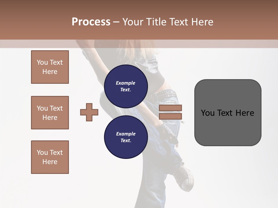 Stretching Vertical Balance PowerPoint Template