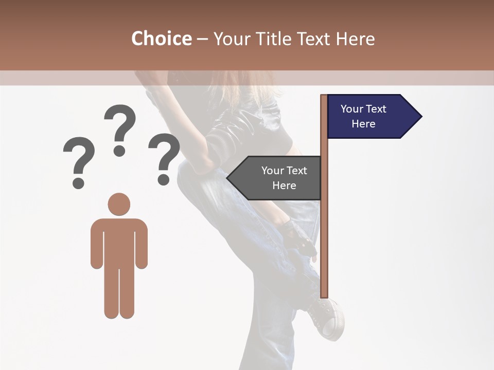 Stretching Vertical Balance PowerPoint Template