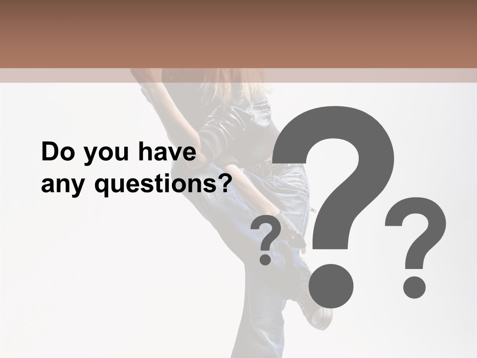 Stretching Vertical Balance PowerPoint Template