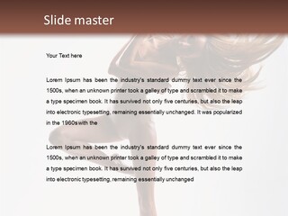 Dance Theatrical Girl PowerPoint Template
