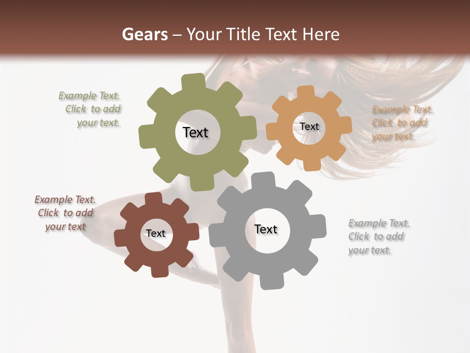 Dance Theatrical Girl PowerPoint Template