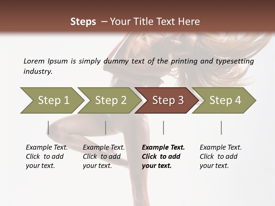 Dance Theatrical Girl PowerPoint Template