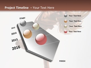 Dance Theatrical Girl PowerPoint Template