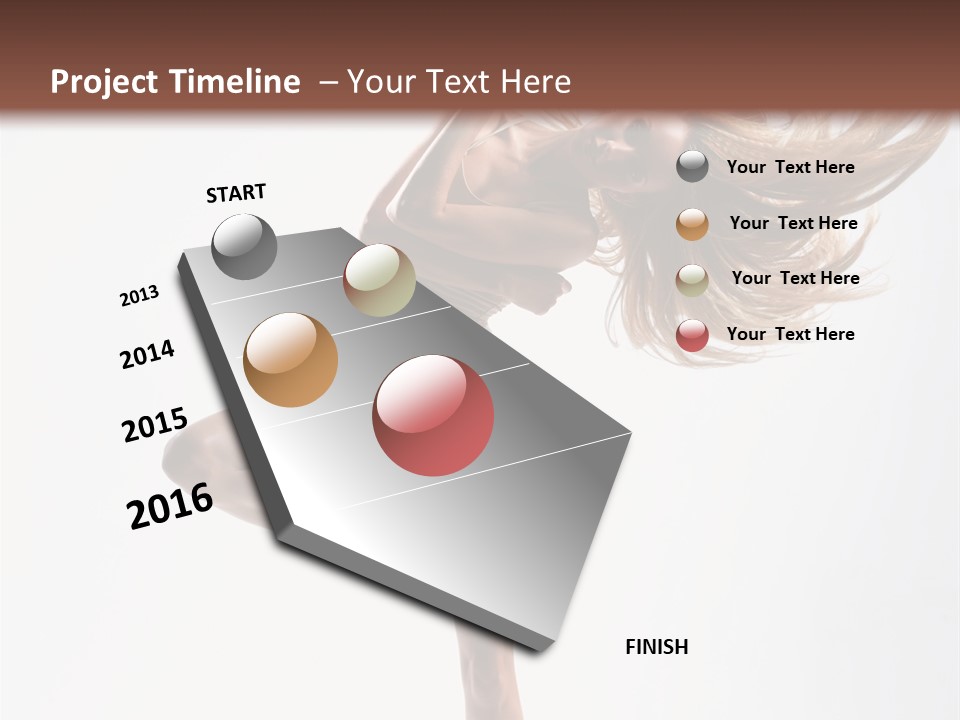 Dance Theatrical Girl PowerPoint Template