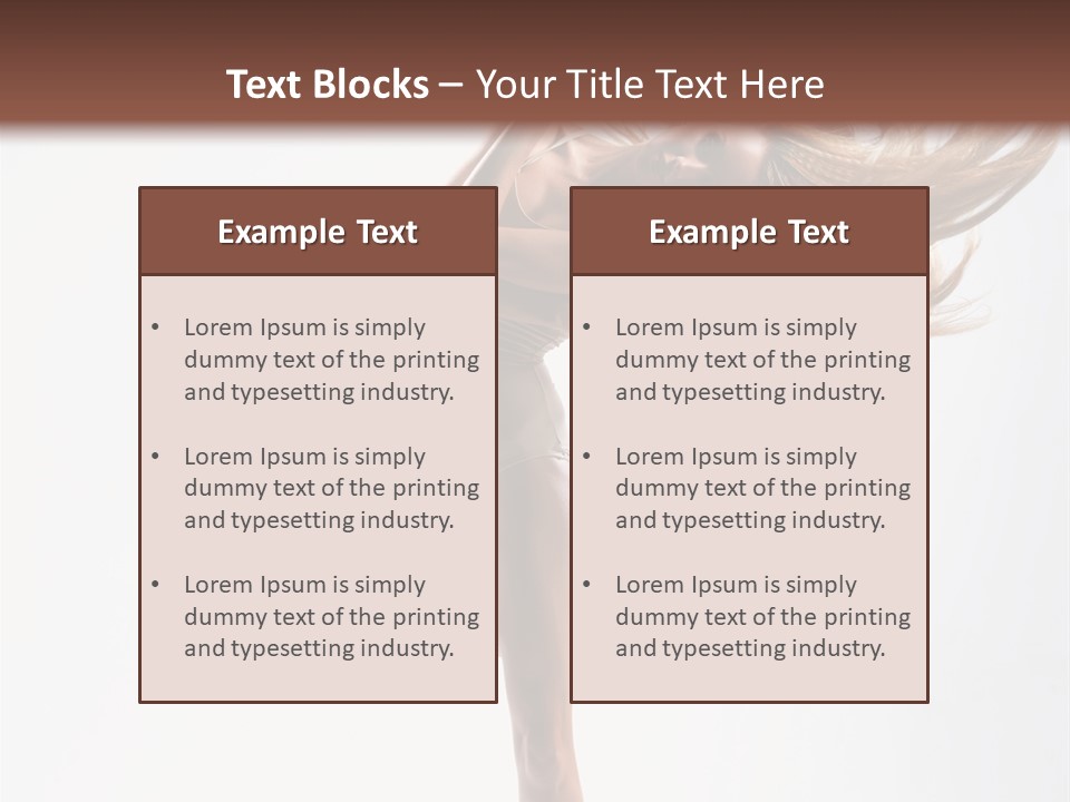 Dance Theatrical Girl PowerPoint Template