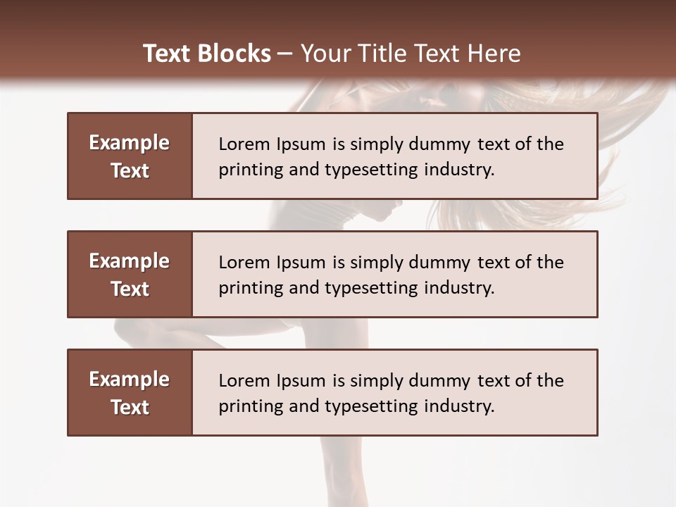 Dance Theatrical Girl PowerPoint Template