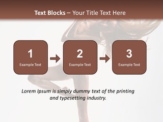 Dance Theatrical Girl PowerPoint Template