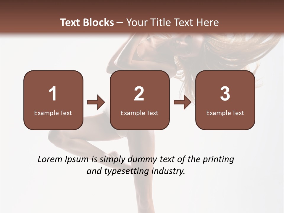 Dance Theatrical Girl PowerPoint Template