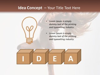 Dance Theatrical Girl PowerPoint Template