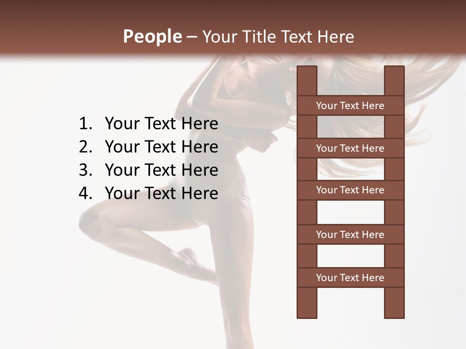 Dance Theatrical Girl PowerPoint Template