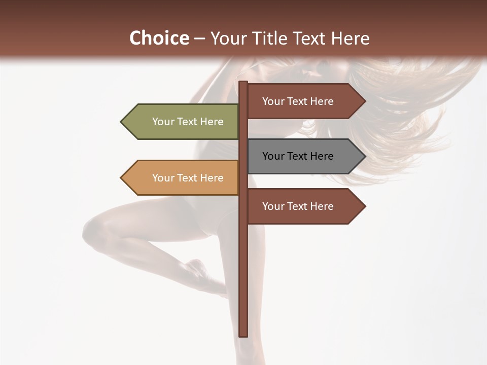 Dance Theatrical Girl PowerPoint Template