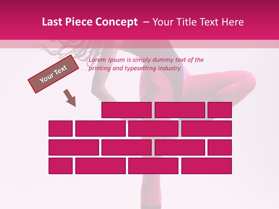 Color Balance Pose PowerPoint Template