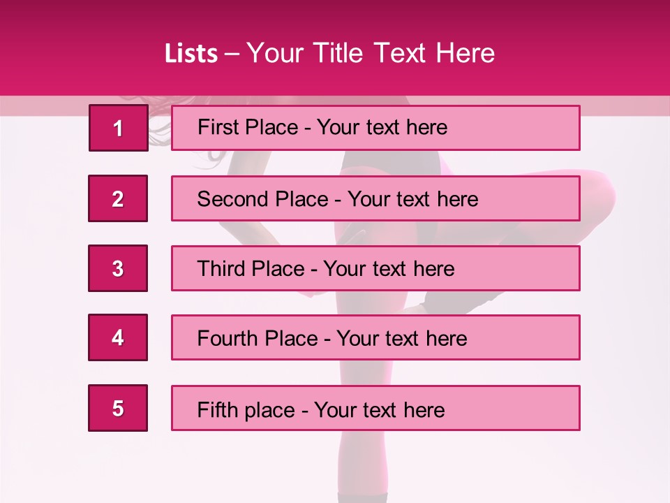 Color Balance Pose PowerPoint Template