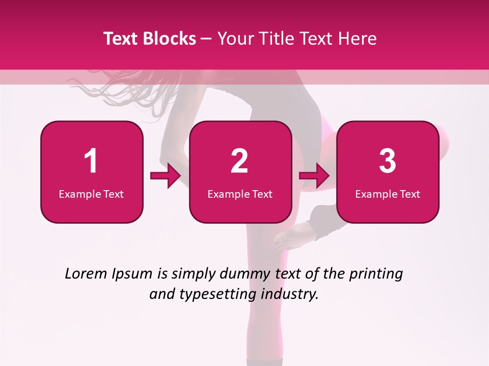 Color Balance Pose PowerPoint Template