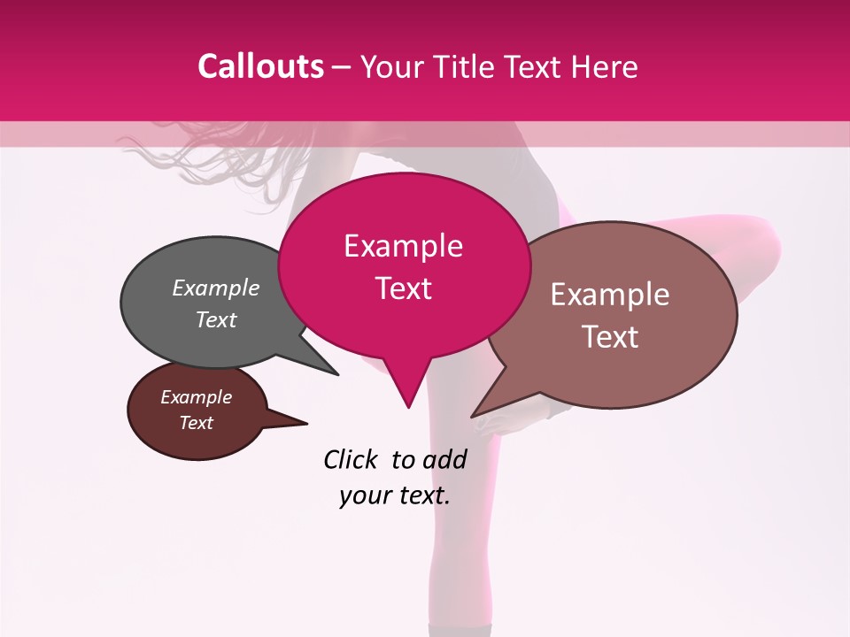 Color Balance Pose PowerPoint Template