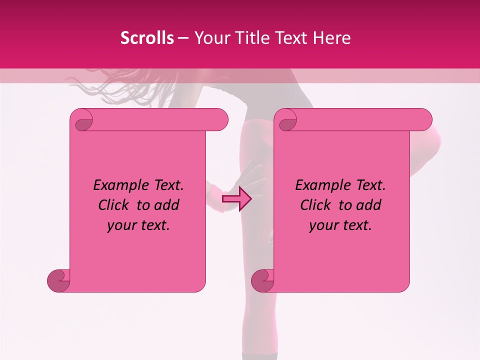 Color Balance Pose PowerPoint Template