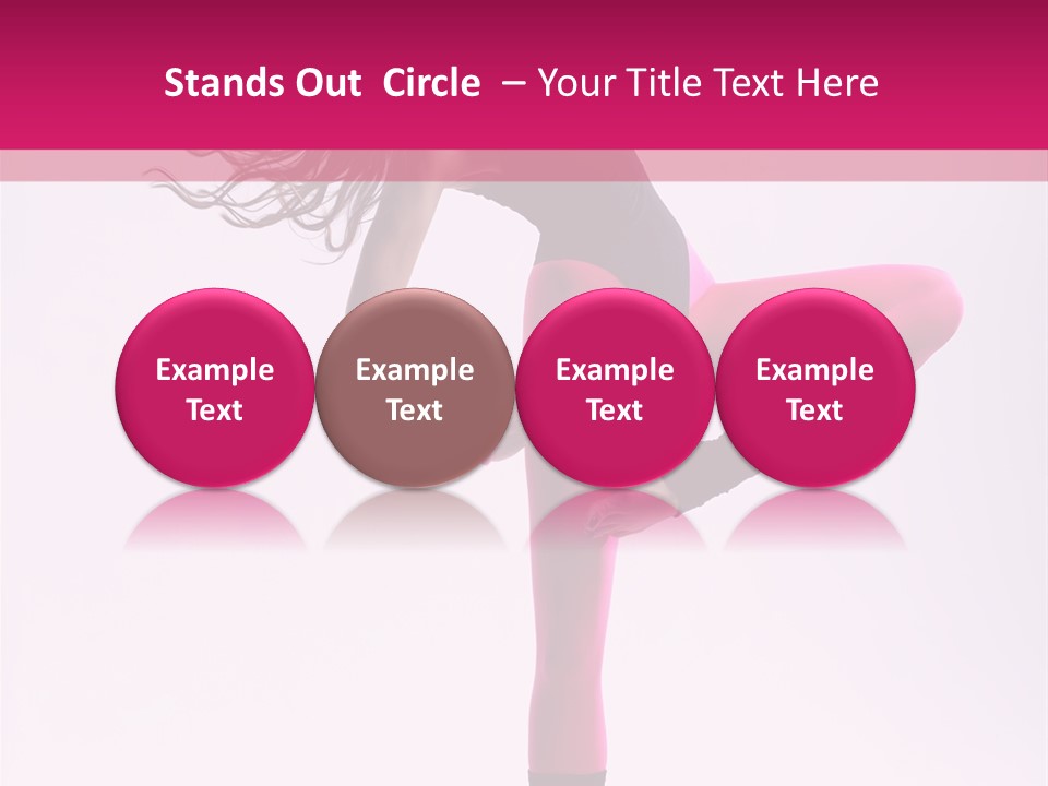 Color Balance Pose PowerPoint Template