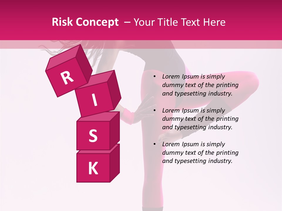 Color Balance Pose PowerPoint Template