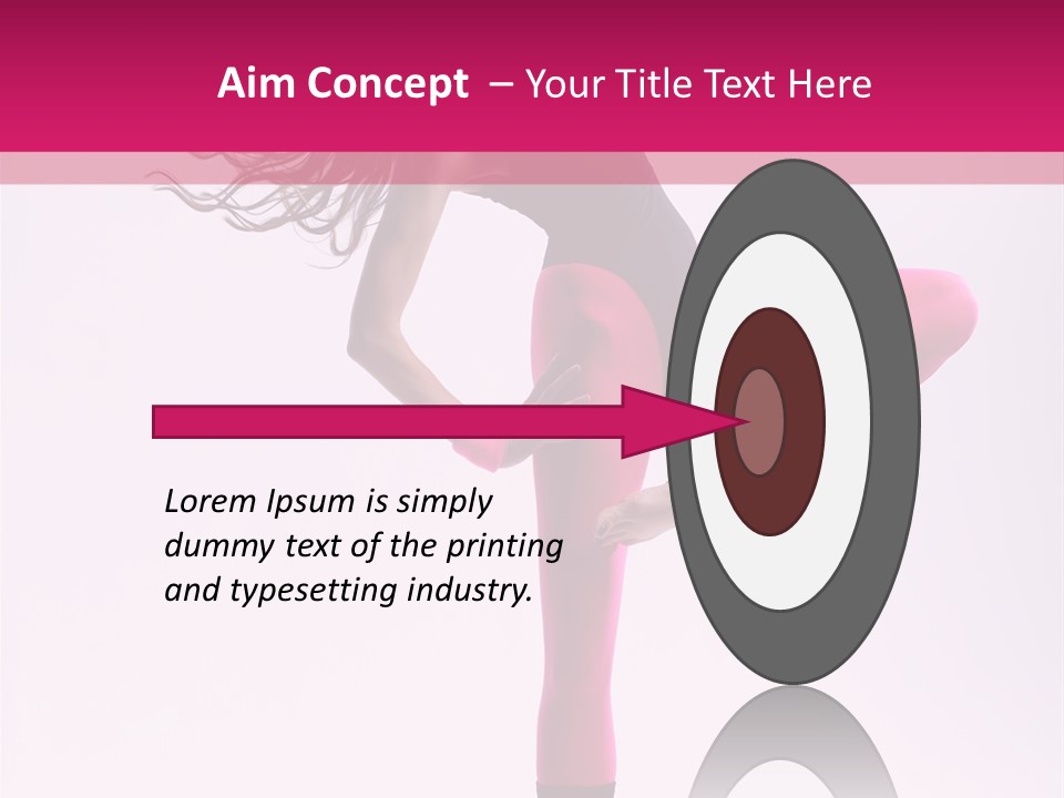 Color Balance Pose PowerPoint Template