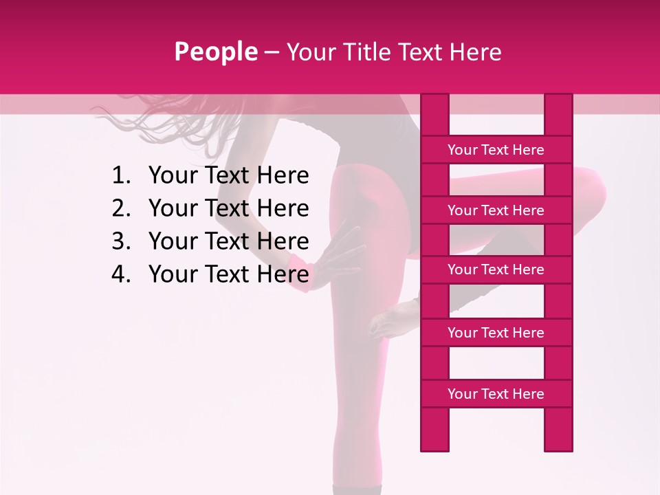 Color Balance Pose PowerPoint Template