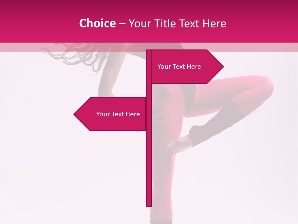 Color Balance Pose PowerPoint Template