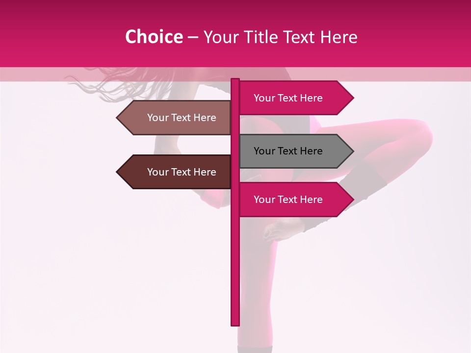 Color Balance Pose PowerPoint Template