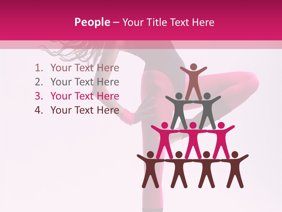 Color Balance Pose PowerPoint Template