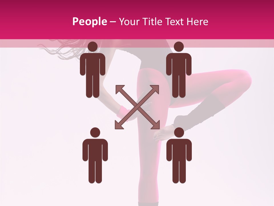 Color Balance Pose PowerPoint Template