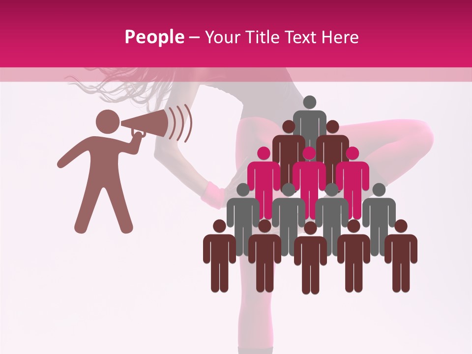 Color Balance Pose PowerPoint Template