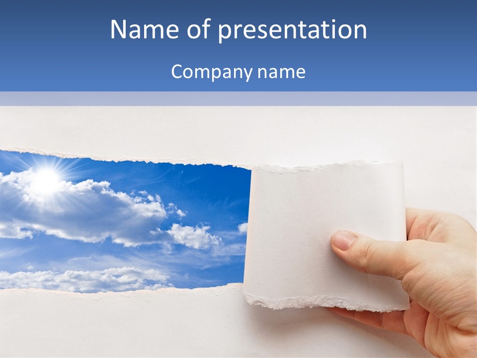 Perfection Imagine Freedom PowerPoint Template