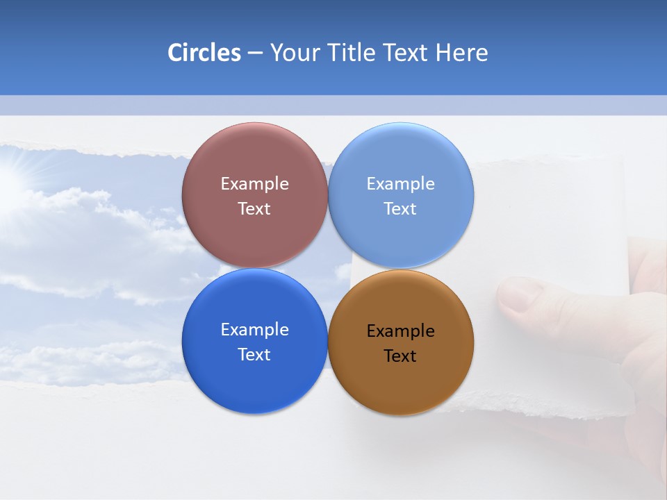 Perfection Imagine Freedom PowerPoint Template