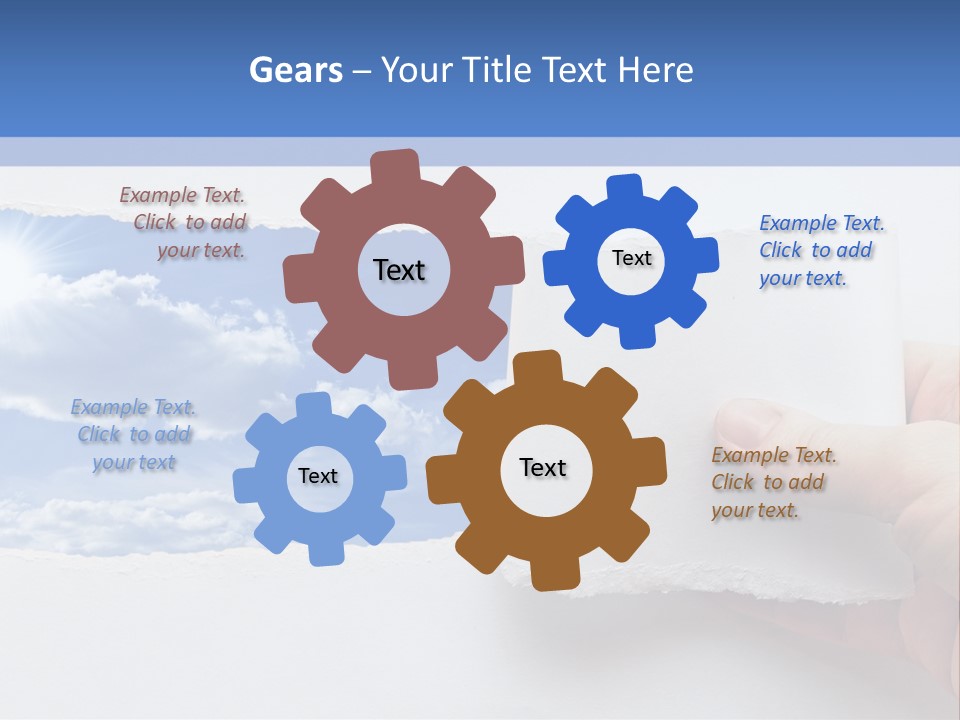 Perfection Imagine Freedom PowerPoint Template