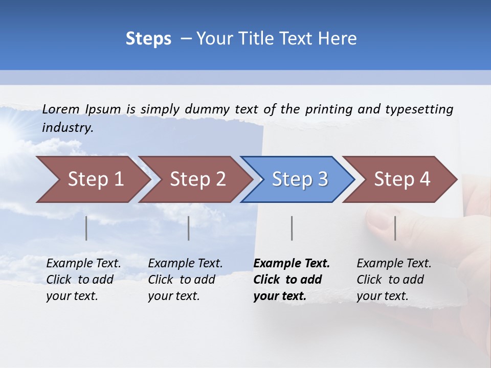 Perfection Imagine Freedom PowerPoint Template